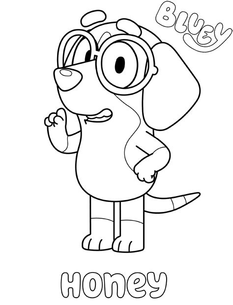 Bluey Coloring Pages Best Coloring Pages For Kids Cartoon Coloring