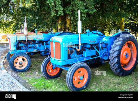 Old Fordson Tractor Stock Photo Alamy