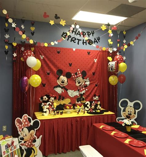 Mickey And Minnie Mouse Party Ideas