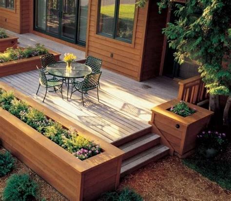 Deck Flower Boxes Designs In 2019 Deck Planter Boxes Deck Planters