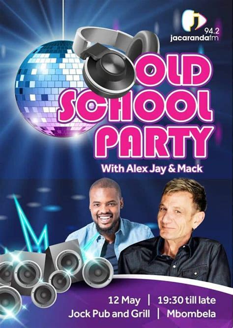 Listen to jacaranda fm live. Old School Party with Jacaranda FM @ The Jock | Nelspruit