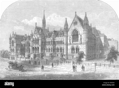 Nottingham The New University College 1881 Illustrated London News