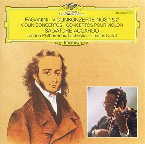 Paganini Violin Concertos Nos1 And 2 Di Salvatore Accardo London