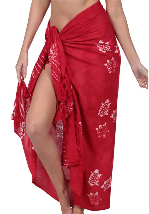 Ingear Print Sarong Beachwear Wrap Skirt Summer Pareo Handmade Swimsuit Cover Up Walmart Com