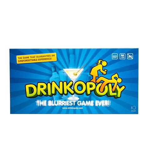 drinkopoly adult party board game