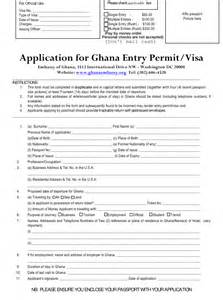 Washington Dc Ghana Visa Application Form Embassy Of Ghana