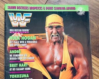 WWF WWE Wrestling Magazine October 1988 Hulk Hogan Lupon Gov Ph