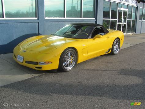 2003 Millenium Yellow Chevrolet Corvette Convertible 74973826