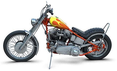 Harley Davidson Motorcycle 1969 Easy Rider Movie Billy Bike Chopper
