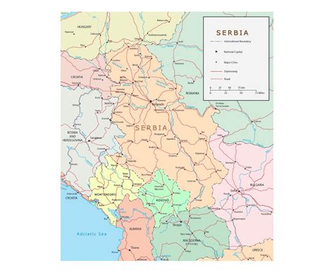 Maps Of Serbia Collection Of Maps Of Serbia Europe Mapsland