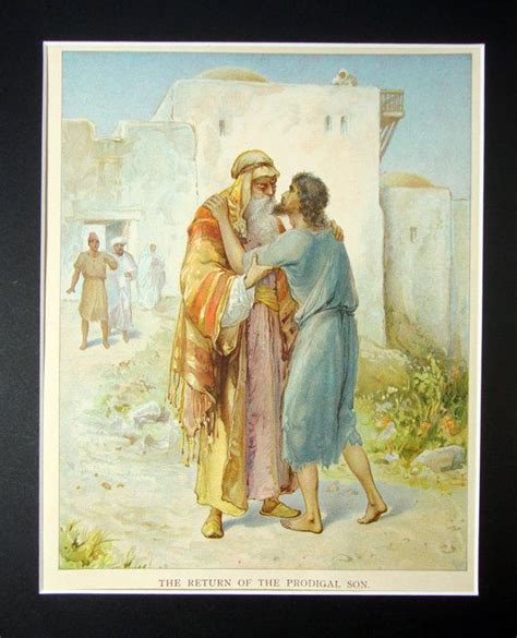 Return Of Prodigal Son Antique Print 1903 By Abtsvintageprints £3000