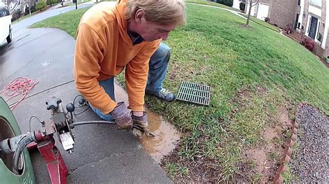 How To Clean Drain Under Driveway By Apple Drains Youtube