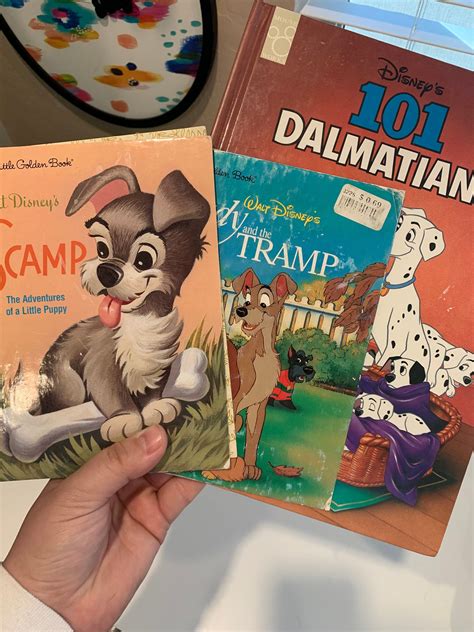 Vintage Storybook Disney Dog Inspired Ornaments Dog Etsy