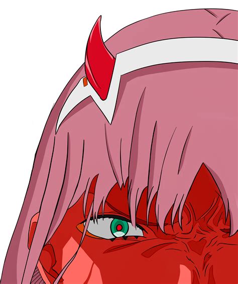 Angry Red Oni Zero Two Speed Paint Link To Video In Comments R