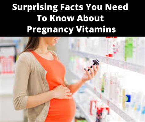 Surprising Facts About Pregnancy Vitamins And Supplments