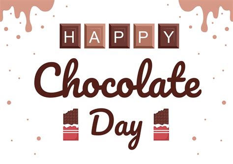 Happy Chocolate Day Celebration Vector Illustratio 2759372 Vector Art
