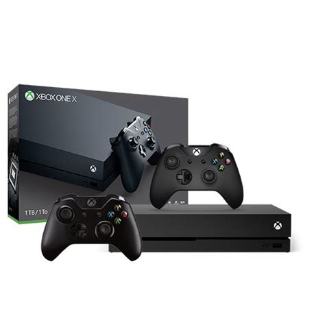 Xbox One X 1tb Console With Extra Xbox Wireless Controller Black