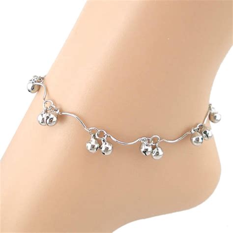 Beautiful Silver Double Bell Anklet Vincraft