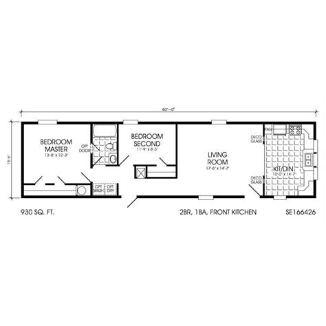 Single Wide Mobile Home Floor Plans And Pictures