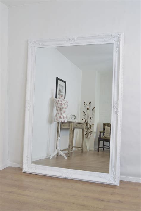 Best 20 Of Large White Framed Wall Mirrors