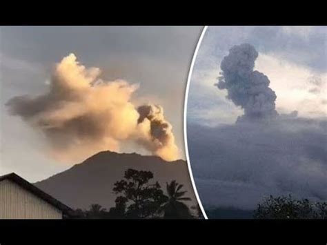 Bali Volcano Eruption Stunning Video Shows Huge Plume Rise From Mount