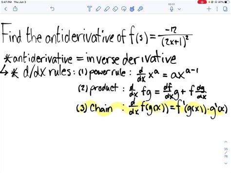 Solvedfind Antiderivatives Of The Given Functions Fx 122 X12