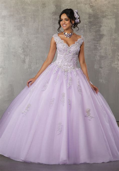 Find pretty quinceanera dresses and vestidos de quinceanera at quinceanera mall! Size 16 Light Purple Valencia 60033 Lace Up Back ...