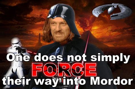 [image 10154] one does not simply walk into mordor know your meme