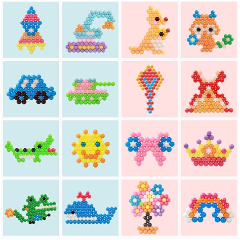 Kids Diy Water Fuse Beads Kit 24 Colors 5500pcs
