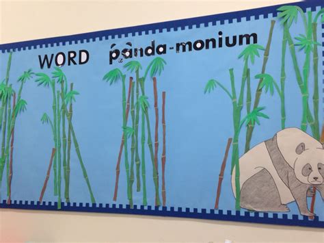 Word Wall Panda Style Just Waiting For Words To Be Added Display