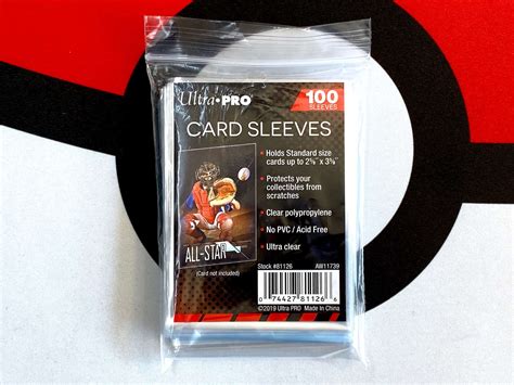Ultra Pro Standard Size Soft Card Sleeves Penny Sleeves 25x35