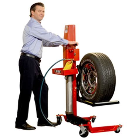 337 Lm 200 Air Operated Wheeltire Lift 200 Lb Capacity Includes