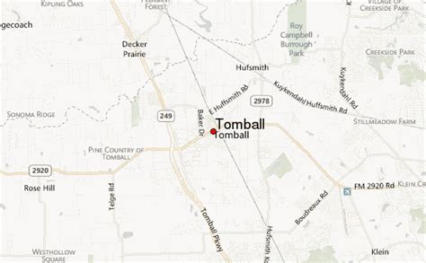 Tomball Location Guide