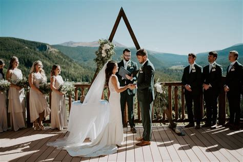 Wedding Ceremony Breckenridge Colorado Wedding The Lodge At