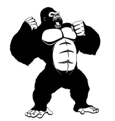King Kong SVG Etsy Canada King Kong Gorillas Art Gorilla Tattoo