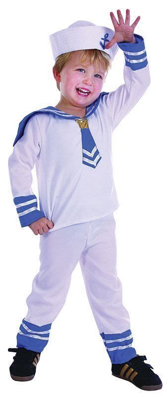 Sailor Boy Costume Toddler Childrens Costumes Fancy Dress Age 2 3