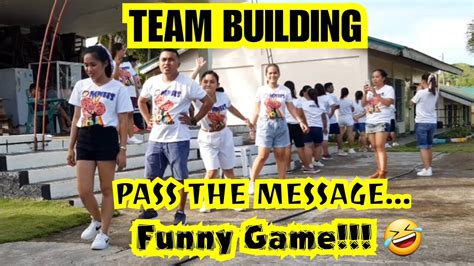team building pass the message funny game mayuga nhs teachers youtube
