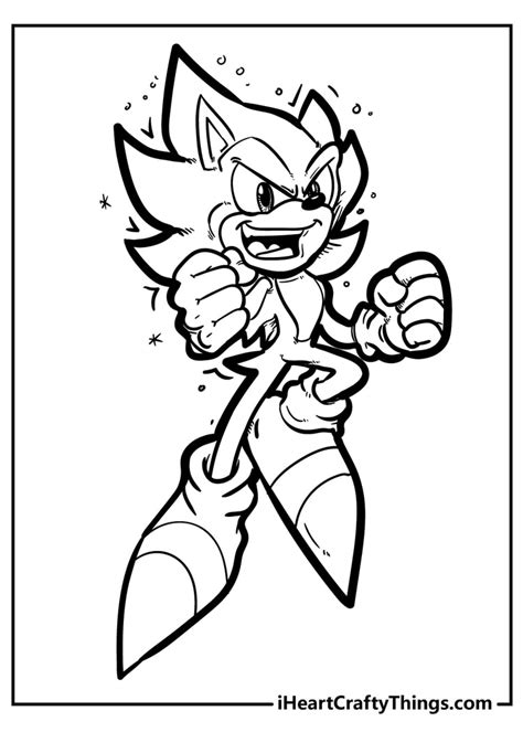 Sonic The Hedgehog Coloring Pages 100 Free 2022 2022