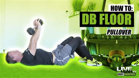 How To Do A Dumbbell Floor Pullover Exercise Demonstration Video And