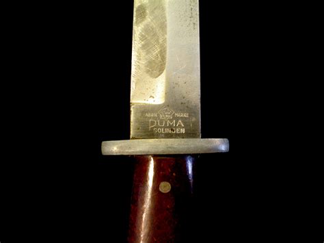 German Ww2 Puma Boot Trench Knife Old Fightingcombat Collection Vtg