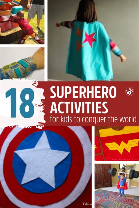 18 Fun And Easy Superhero Activity For Kids Claraeon