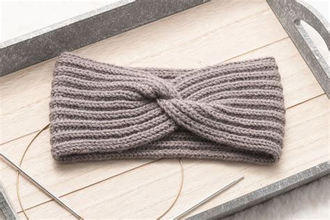 Headband With A Twist Knitting Pattern Knit Headband Pattern