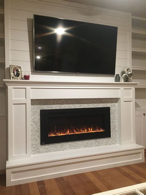 Pin By Colleen Bench On Fireplace Build Fireplace Built Ins Built In Electric Fireplace