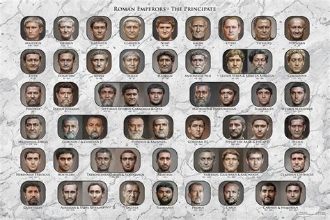 Facial Reconstructions Of Roman Emperors Illustration World History