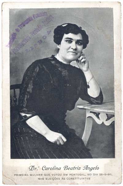 Dedicou a sua curta vida á luta pelos ideais em que acreditava. Mulher Portuguesa - Álbum de Fotos do Século XX: 1911