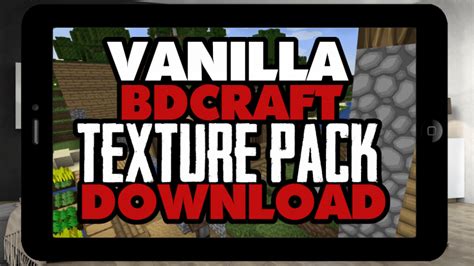 Mcpe Vanillabdcraft Resource Pack Download Texture