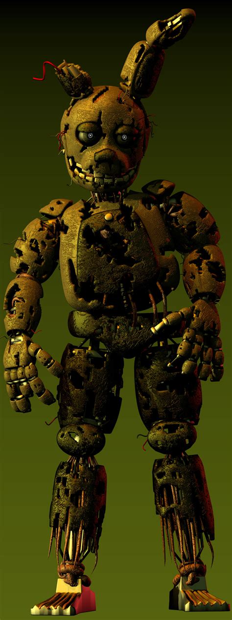 Extras Menu Springtrap Blender By Megalexmaster On Deviantart