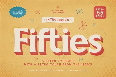 The Best 50s Fonts For Retro Graphic Design