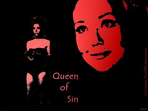 Queen Of Sin Red Classic Television Revisited Wallpaper 4789360