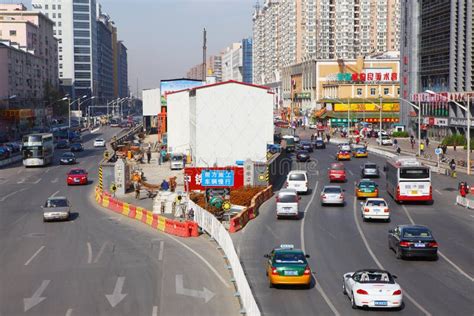 Beijing Road Busy Editorial Stock Image Image Of Busy 4488254